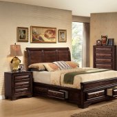 B2750 Bedroom in Cherry w/6 Drawer Bed & Options