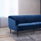 Rory Sofa 689 in Navy Velvet Fabric by Meridian w/Options