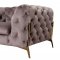 Sheila Sofa Set 3Pc in Silver Velour Fabric by VIG