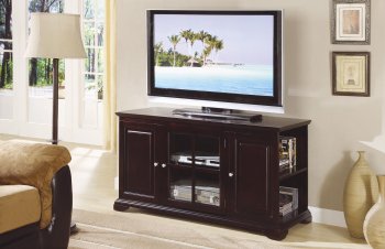 Espresso Finish Contemporary TV Stand w/Hidden Side Storage [HLTV-H868]