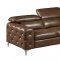 U8050 Sofa in Walnut Bonded Leather by Global w/Options