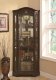 950175 Corner Curio Cabinet in Brown by Coaster