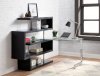 Buck II Writing Desk w/Shelf 93177 in Black by Acme