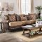 Fletcher Sofa SM5148 in Brown Chenille & Leatherette w/Options