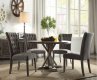 Carmelina Dining Table 70245 in Weathered Gray Oak & Gray - Acme