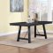 Newport Dining Set 5Pc 108141 in Black by Coaster w/Options