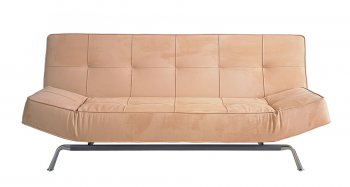 Beige Microfiber or White, Red or Black Leatherette Sofa Bed [IDSB-K11]