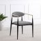 Bradbury Dining Set 5Pc 17350 Natural by Coaster w/Gray Chairs