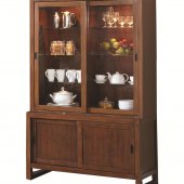 104294 Camila Buffet with Hutch in Nutmeg by Coaster