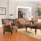 50675 Archaise Sofa in Amber Chenille Fabric by Acme w/Options