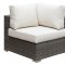 Somani CM-OS2128-7 Outdoor Sectional Sofa, Chair & Bench Set