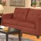 5900 Heather Sofa & Loveseat Set in Persimmon Fabric by Chelsea