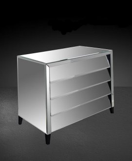 Roanoke Modern Mirrored Dresser by VIG