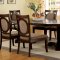 CM3418T Evelyn Dining Table in Dark Walnut w/Optional Items