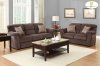 Valentina Sofa 9619CH in Chocolate Microfiber by Homelegance