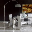 Coco White 7 Piece Set Dining Table with 6 Chairs