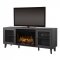 Dean Electric Fireplace Media Console Dimplex w/Logs