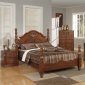 Walnut Finish Classic Ponderosa Bedroom w/Options By Acme