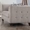 Cyndi Sofa 52055 in Light Grey Fabric by Acme w/Options