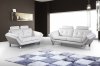 7029 Sofa & Loveseat in White Bonded Leather by American Eagle