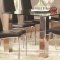 Bellini Dining Set 5Pc 107111 by Coaster w/Glass Top