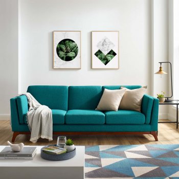 Chance Sofa in Teal Fabric by Modway w/Options [MWS-3062 Chance Teal]
