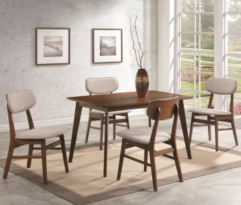 Kersey 103061 Dining 5Pc Set in Chestnut Coaster w/Options [CRDS-103061-105912 Kersey]