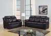 U880016KD Sofa & Loveseat in Chocolate PU by Global w/Options