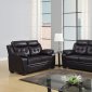 U880016KD Sofa & Loveseat in Chocolate PU by Global w/Options