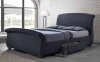 Bristol 300524 Upholstered Bed in Dark Grey by Coaster w/Storage