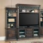 Espresso Transitional Park Place Estate Wall Unit w/Options