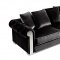 Electra 627 Sofa in Black Velvet Fabric w/Optional Items