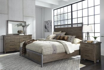 Sonoma Road Bedroom 473-BR-QPB 5Pc Weather Beaten Bark Liberty [LFBS-473-BR-QPB-Sonoma Road]