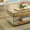 Raya CM4451A Coffee Table & 2 End Table 3Pc Set in Natural