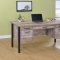 Samson 2Pc Writing Desk Set 801950 in Weathered Oak by Coaster