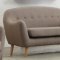 Jillian Sofa & Loveseat 53700 in Light Brown Fabric by Acme