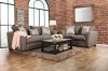 Bensen Sofa CM6151 in Brown Linen Fabric w/Options