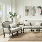 Tania Sofa LV01130 in Cream Linen by Acme w/Options