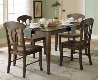 2427 Merritt Dining Table by Homelegance in Dark Oak w/Options