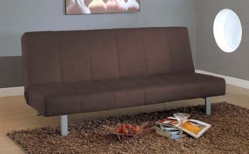 Brown Fabric Modern Sofa Bed [AMSB-123-5614]