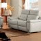 Vortex Power Motion Sofa 8300 in Light Grey by Homelegance