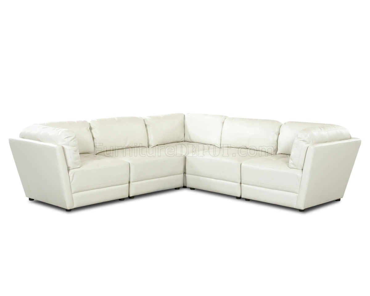 sir william white tufted bonded leather sofa set