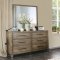 Enrico I 5pc Bedroom Set CM7068A in Light Oak w/Options