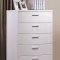 Lorimar II Bedroom 22620 5Pc Set in White by Acme w/Options