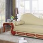 Bella Chaise 632 in Khaki Bonded Leather by Meridian