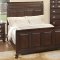 Espresso Finish Modern 5Pc Bedroom Set w/Queen or King Bed