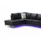 U97 Sectional Sofa in Charcoal by Global w/LED