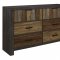 Cooper Bedroom Set 5Pc 2059 in Acacia & Ebony by Homelegance