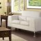 SM6052 Velia Sofa in White Bonded Leather w/Options