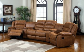 CM6123 Manchester Motion Sectional Sofa in Leather-Like Fabric [FASS-CM6123 Manchester]